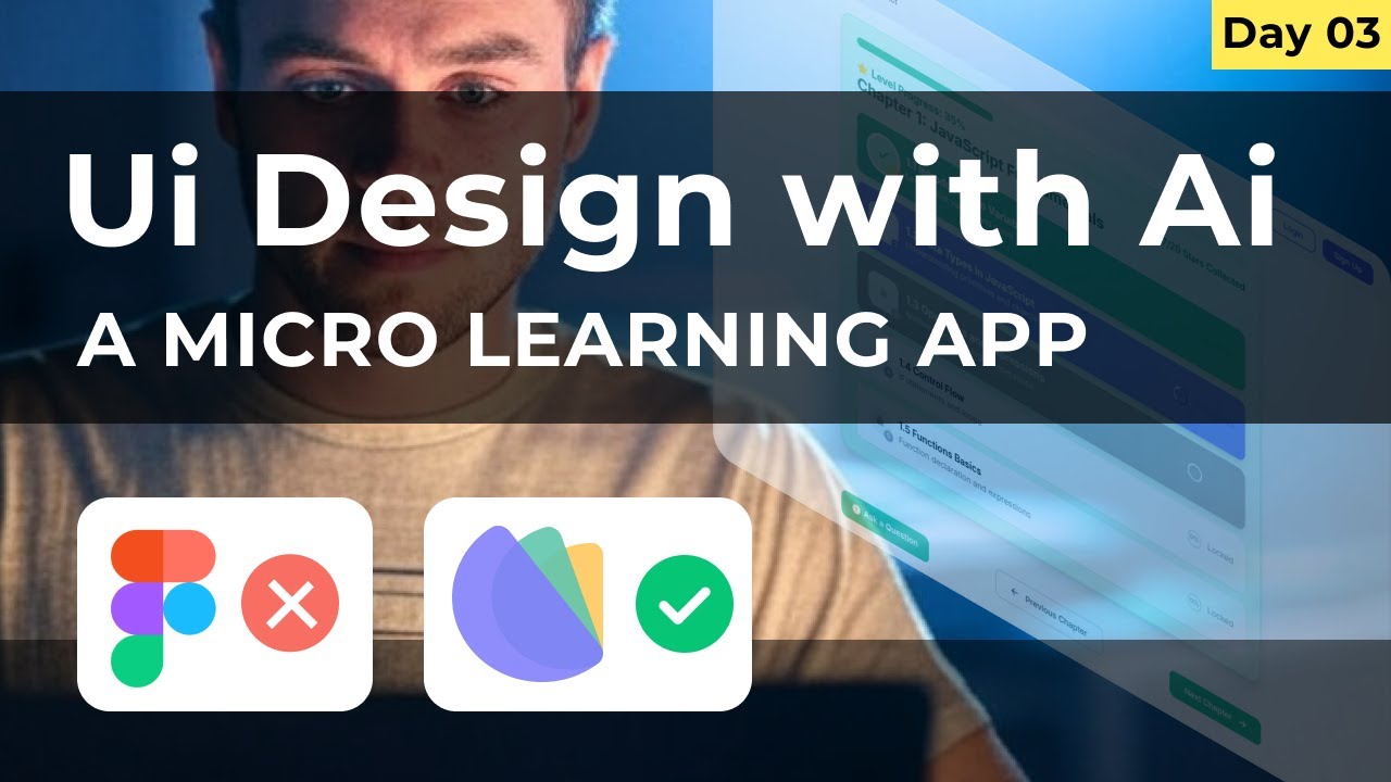 hasan_py's tweet card. UI/UX Design with AI: Complete a Full Project in 1 Hour with Prompting