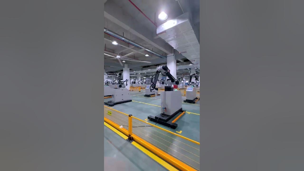 LdmOhL1ietRzolE's tweet card. Collaborative palletizing robot #palletizingrobot #robot #foodfacto...