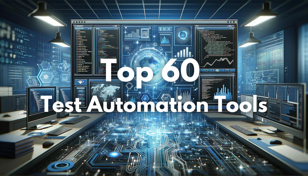 testrigor's tweet card. Discover the top 60 test automation tools for 2024! Learn key selection factors to enhance your testing strategy and efficiency.