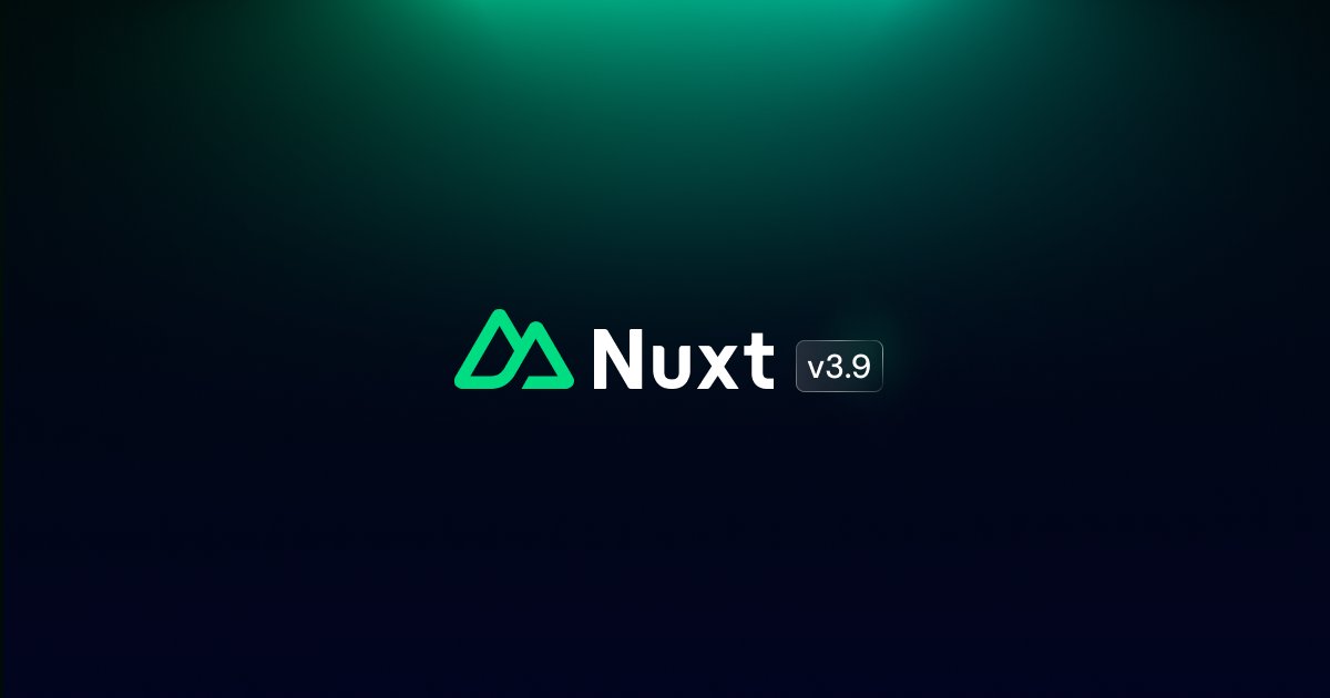 nuxt_js's tweet card. Nuxt 3.9 is out - a Christmas gift from the Nuxt team bringing Vite 5, interactive server components, new composables, a new loading API and more.