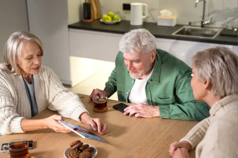 SafnHealthyLife's tweet card. Learn how modern senior living programs boost physical, mental, and social health to help seniors age gracefully.