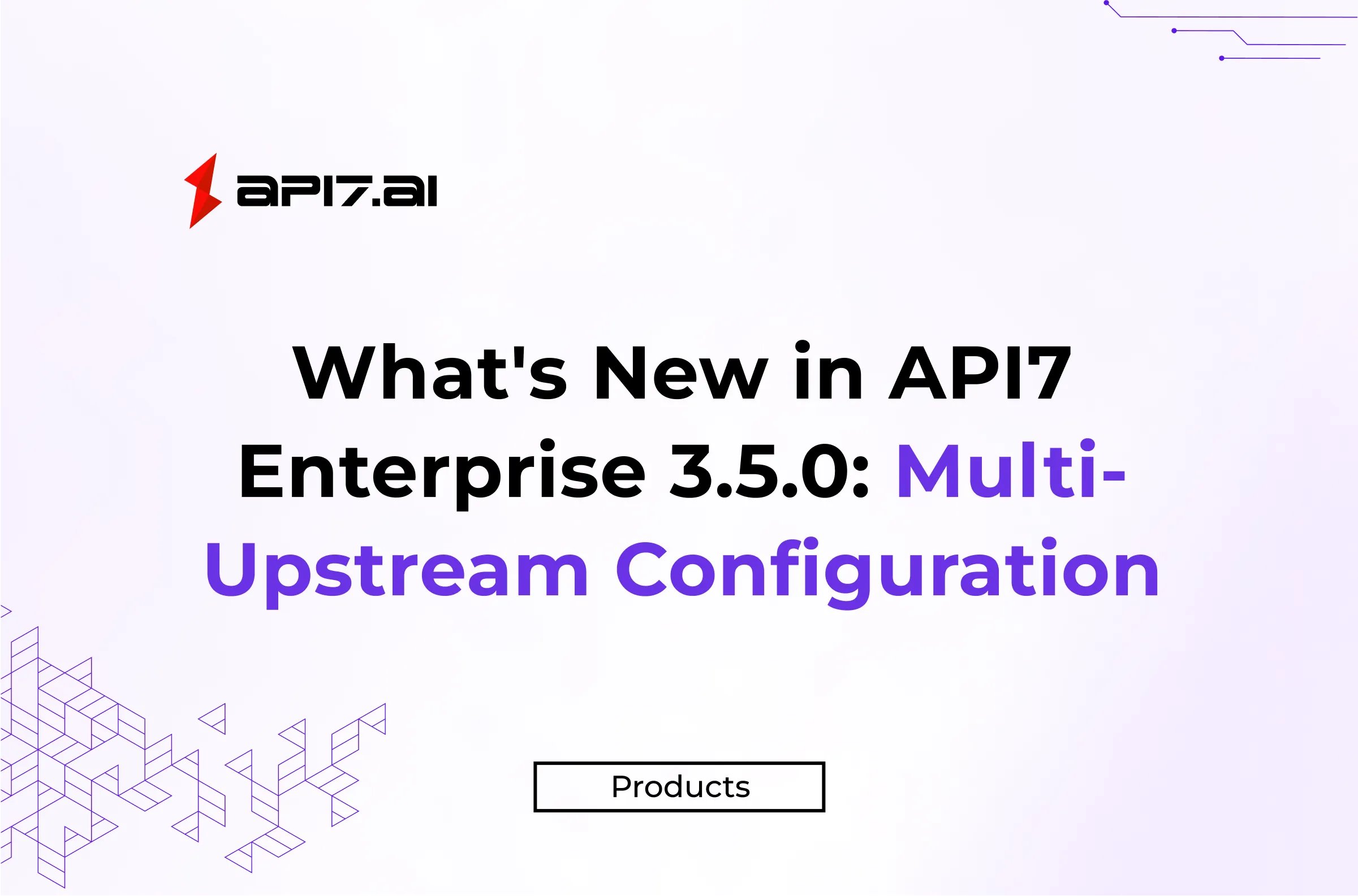 api7_ai's tweet card. API7 Enterprise v3.5.0 introduces multi-upstream configuration for flexibel and reliable traffic management.