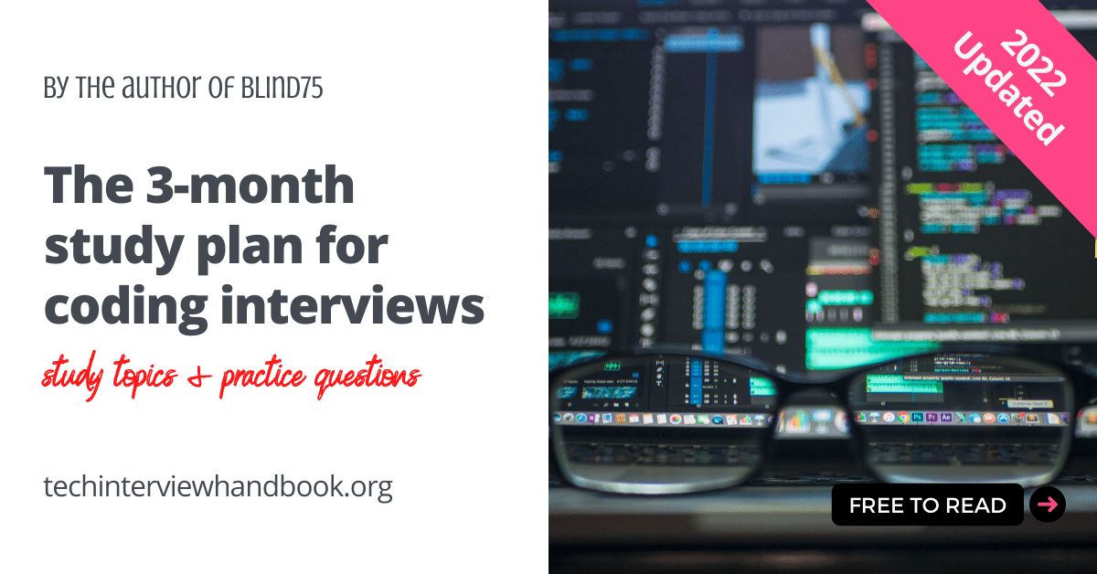 haileyjocodes's tweet card. Study topics and practice questions based on time left to prepare for Software Engineer coding interviews