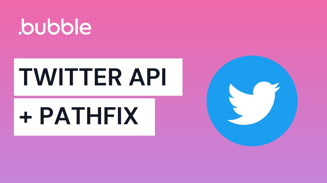Pathfixhq's tweet card. Working with the Twitter API - Bubble.io Tutorial