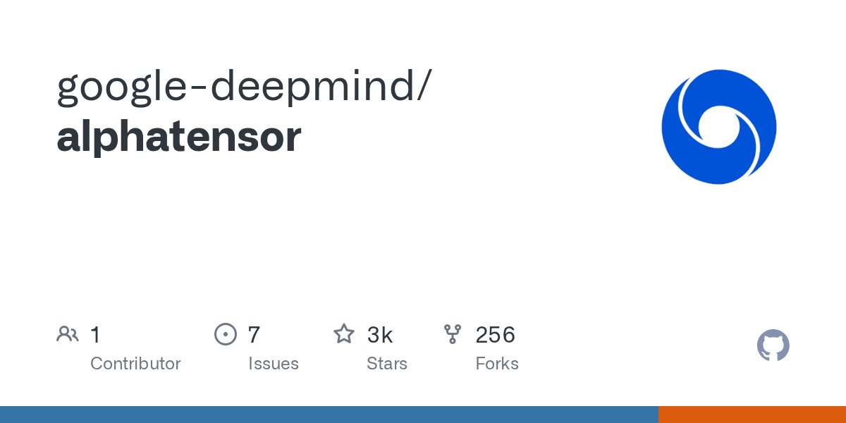 tunguz's tweet card. Contribute to google-deepmind/alphatensor development by creating an account on GitHub.