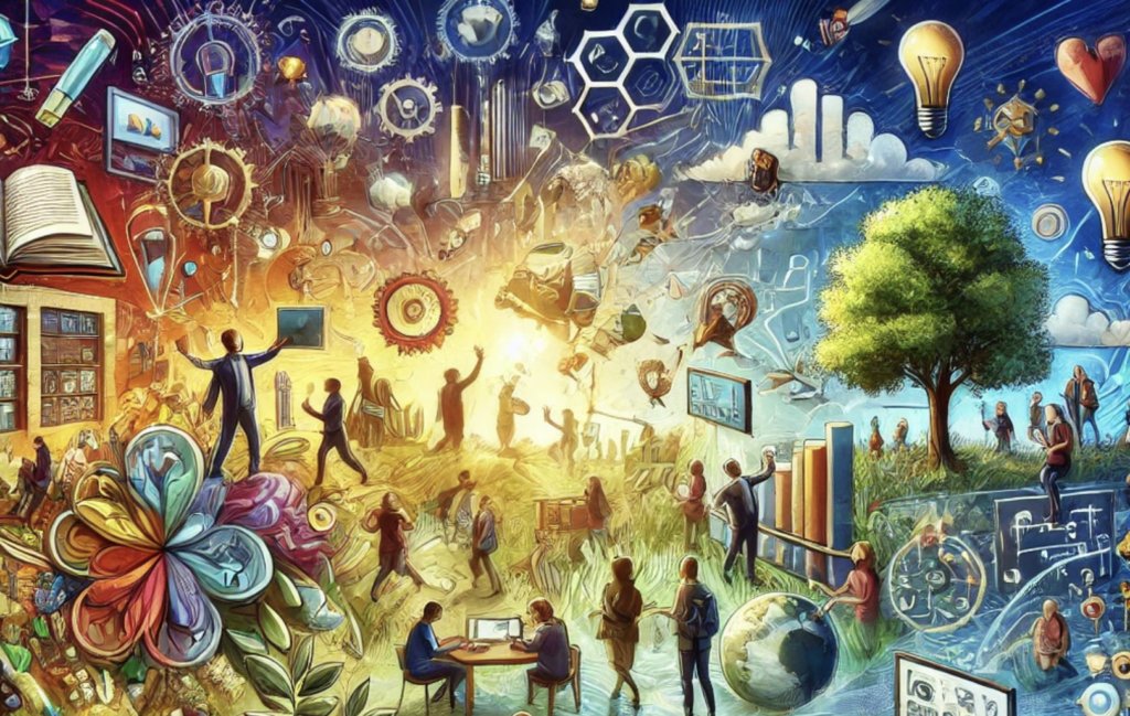 Getting_Smart's tweet card. Shift from scarcity to abundance mindset in education to unlock innovation, improve systems, and offer diverse learning opportunities.