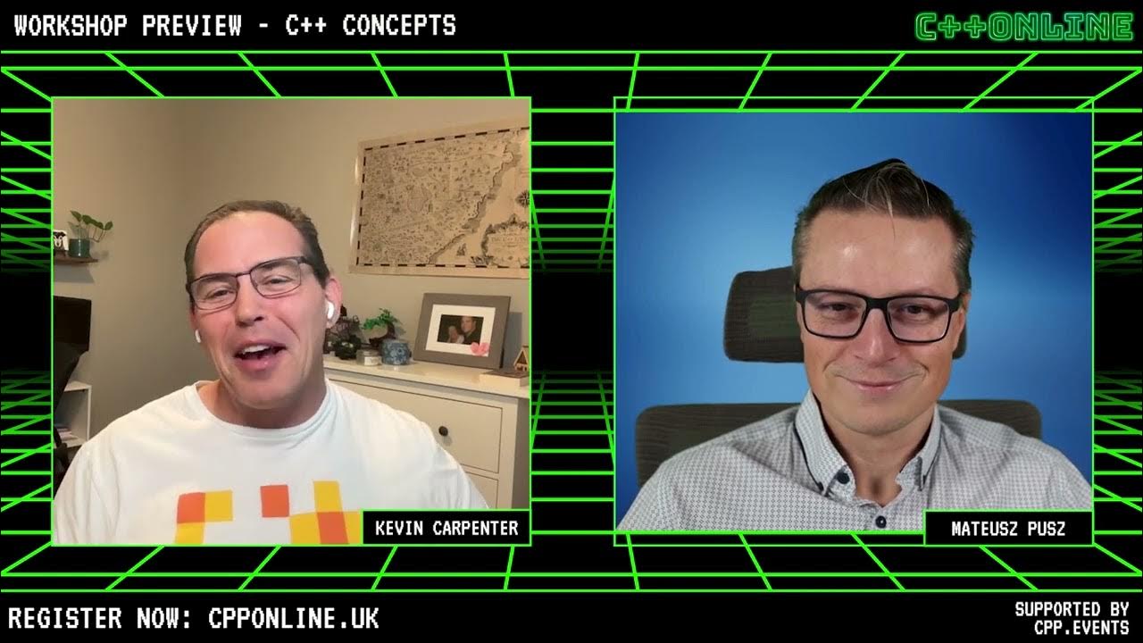 cpponlineconf's tweet card. Cpp Concepts: Constraining Cpp Templates In C++20 And Before - With...