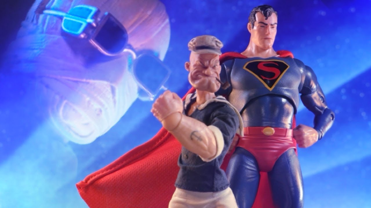 DGDXAnimation's tweet card. Superman & Popeye : Beware The Invisible Man Stop Motion Short Fan...