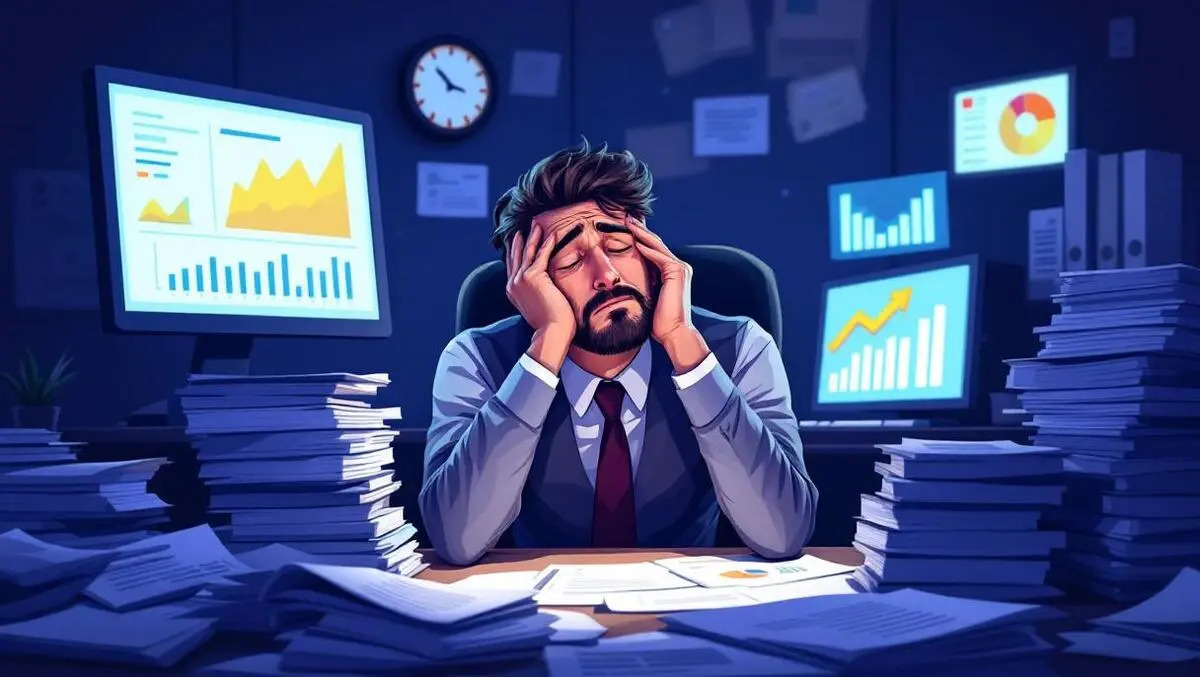 techday_uk's tweet card. Almost all UK and Ireland CFOs work evenings or weekends, with 25% prioritising timely data access over inflation and cybersecurity concerns.