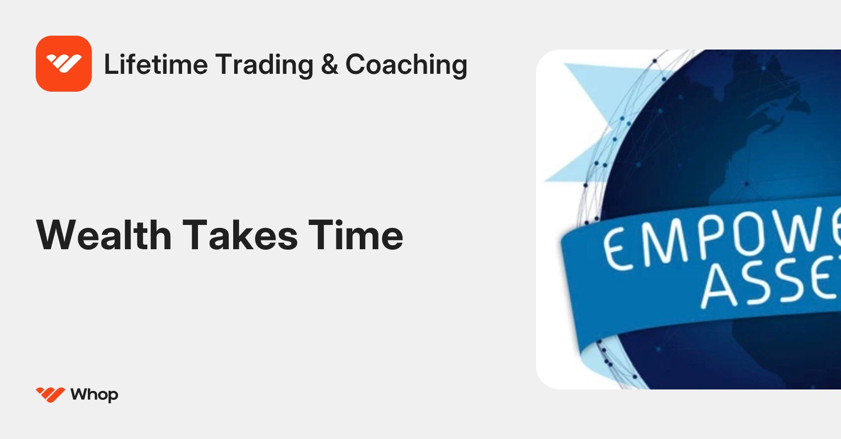 AssetsCardave's tweet card. Empowerment Assets Lifetime Trading & Coaching Package Core Features Text & Calls (Market Hours Only: 8:30 AM - 5:00 PM ET) - Get real-time trade insights and market discussions. 1-on-1 Live Trading...