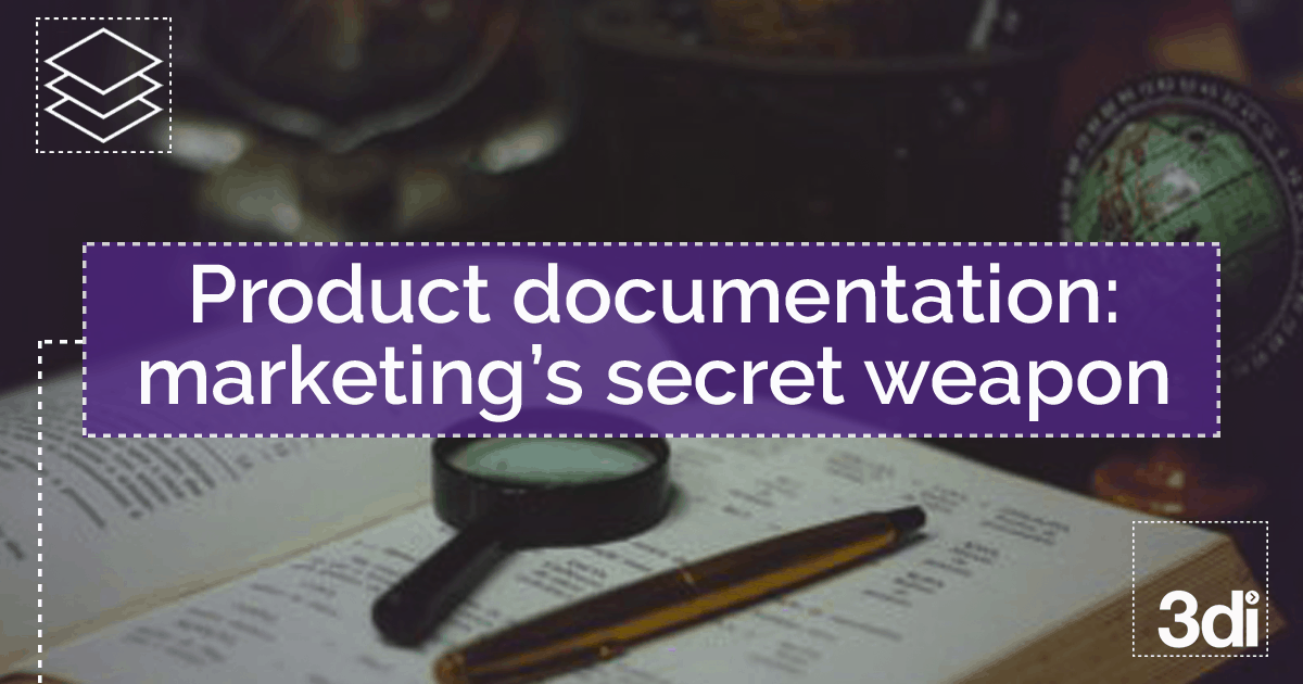 3ditweets's tweet card. Product and technical documentation are underrated marketing tools. Here, we discuss 5 ways your documentation can help your marketing team.