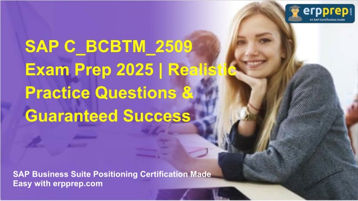 erpprep's tweet card. SAP C_BCBTM_2509 Exam Prep 2025 | Practice Questions & Guaranteed...