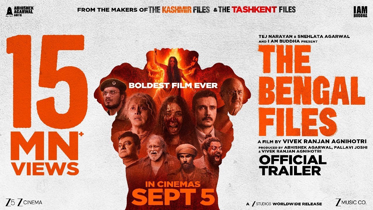 kumarrajVerma12's tweet card. THE BENGAL FILES Official Trailer | Vivek Agnihotri | Abhishek A |...