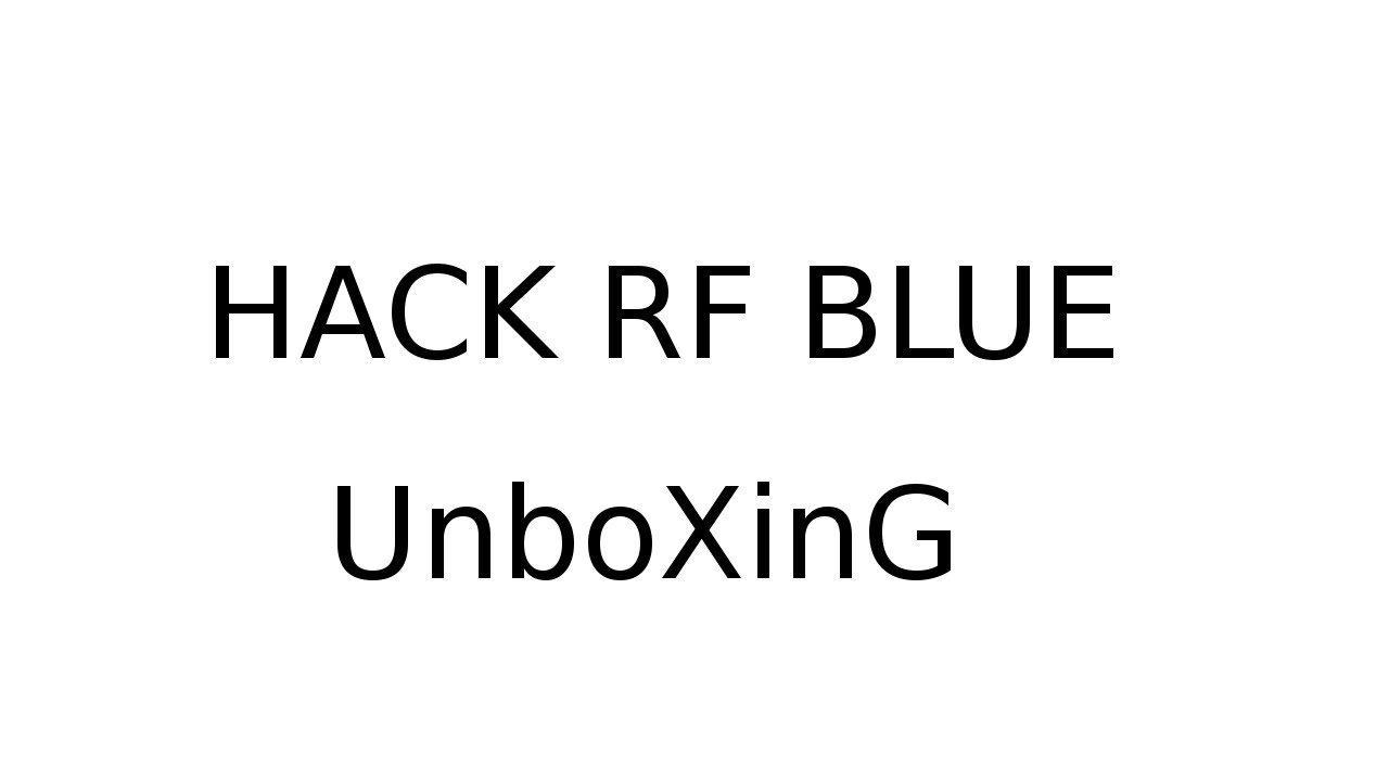TechnodicT_'s tweet card. HackRF Blue - Unboxing