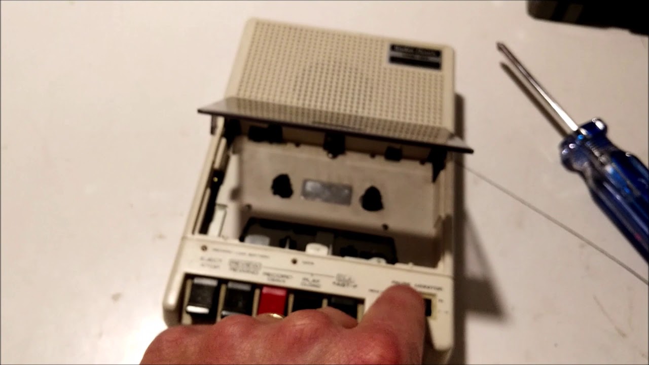 CodeIsJust's tweet card. Tandy Tape Drive - CCR82 Repair for Model 102