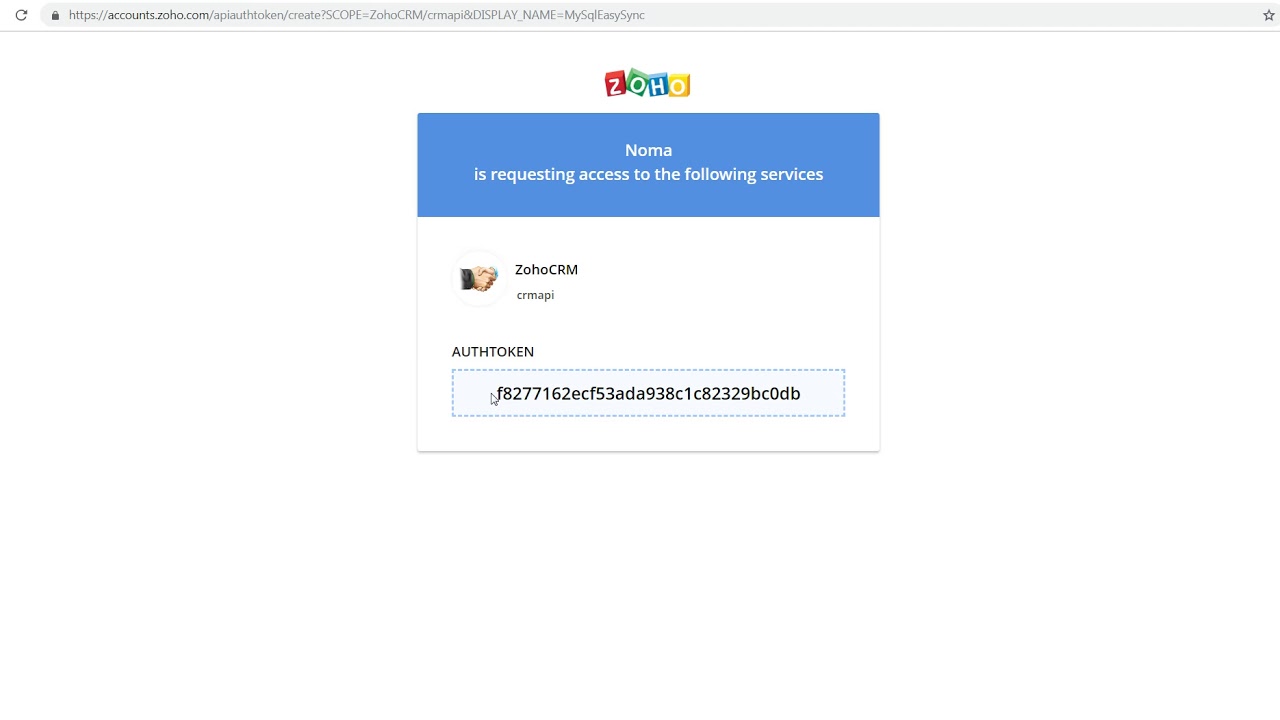 ZohoMarketplace's tweet card. MySQL installation
