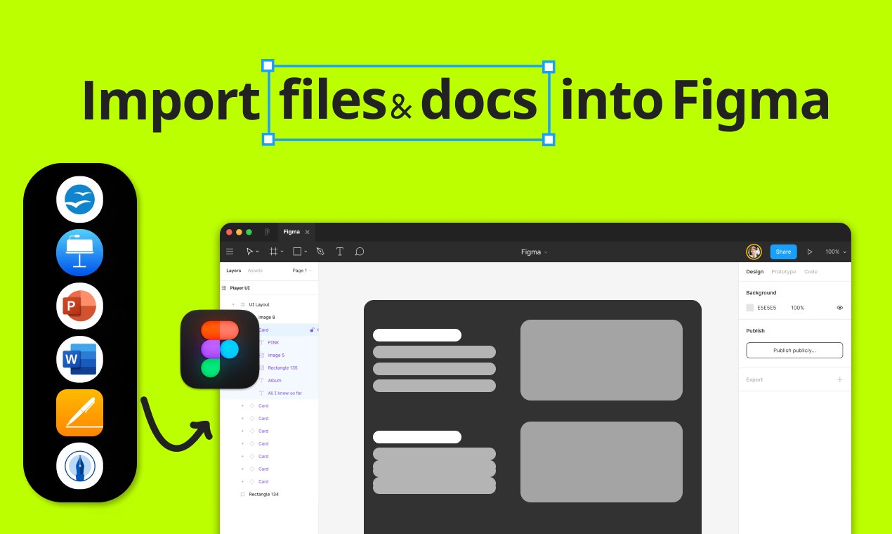 divriots's tweet card. Bring your old office files into Figma! Import any document or presentation as editable Figma layers.