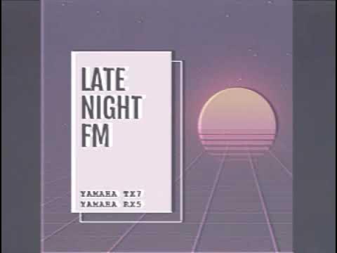 SpesInvictaFr's tweet card. Late Night FM on VHS (Yamaha TX7 & RX5 demo)