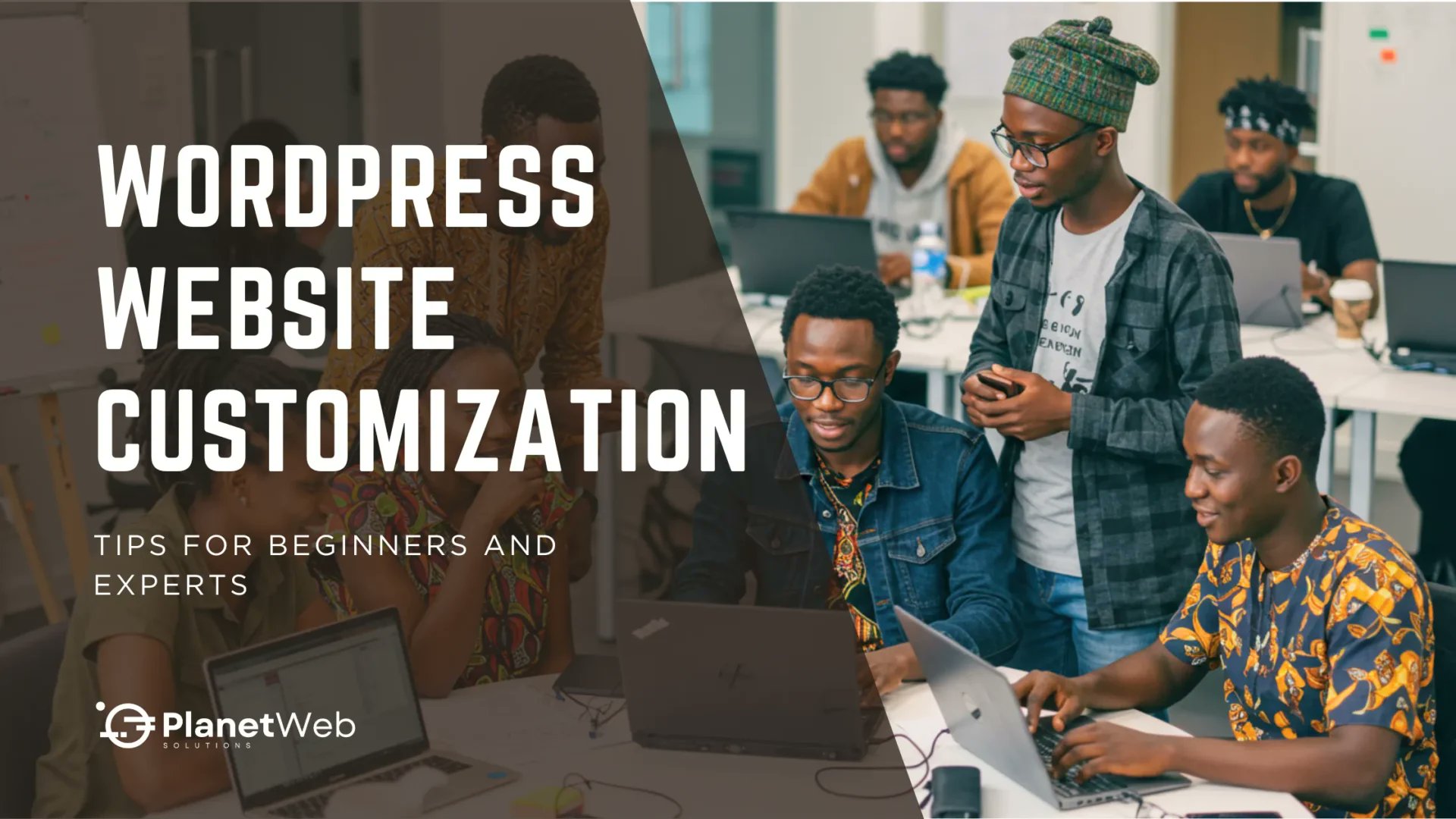 PlanetWebOnline's tweet card. Discover expert WordPress website customization tips for beginners and pros. Learn to optimize themes, performance, security, and AI-powered tools in 2025.