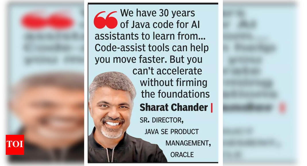 Oracle_India's tweet card. Las Vegas: One way young engineers can stay relevant in a tech landscape that is rapidly evolving is to learn more about the foundational infrastructu.