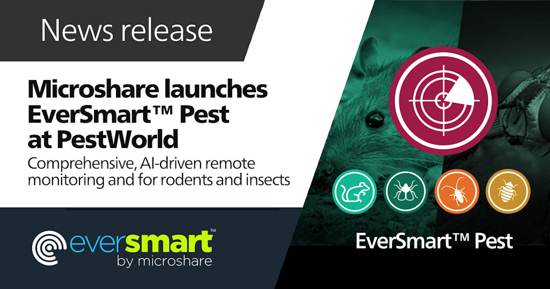 Generacion_IoT's tweet card. Microshare lanza EverSmart Pest, una solución IoT integral para el control inteligente de plagas