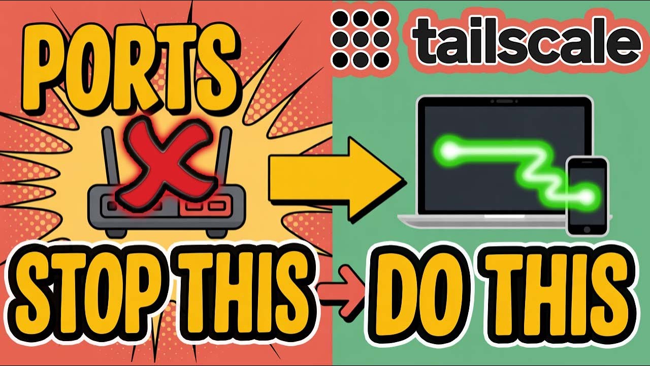 IBRACORP_IO's tweet card. Stop Port Forwarding! Use Tailscale Instead