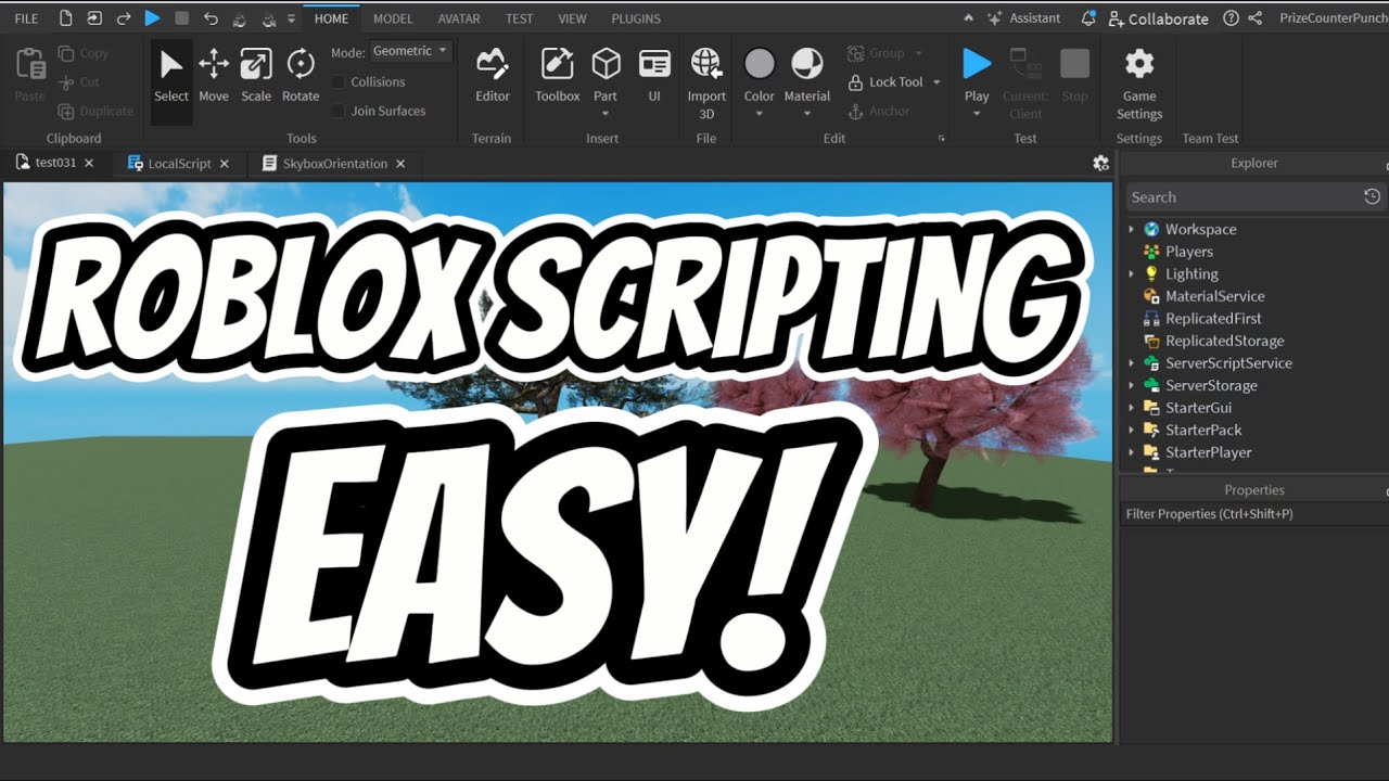 PrizeCpRoblox's tweet card. How to Script a Roblox Game Easily – Step by Step!