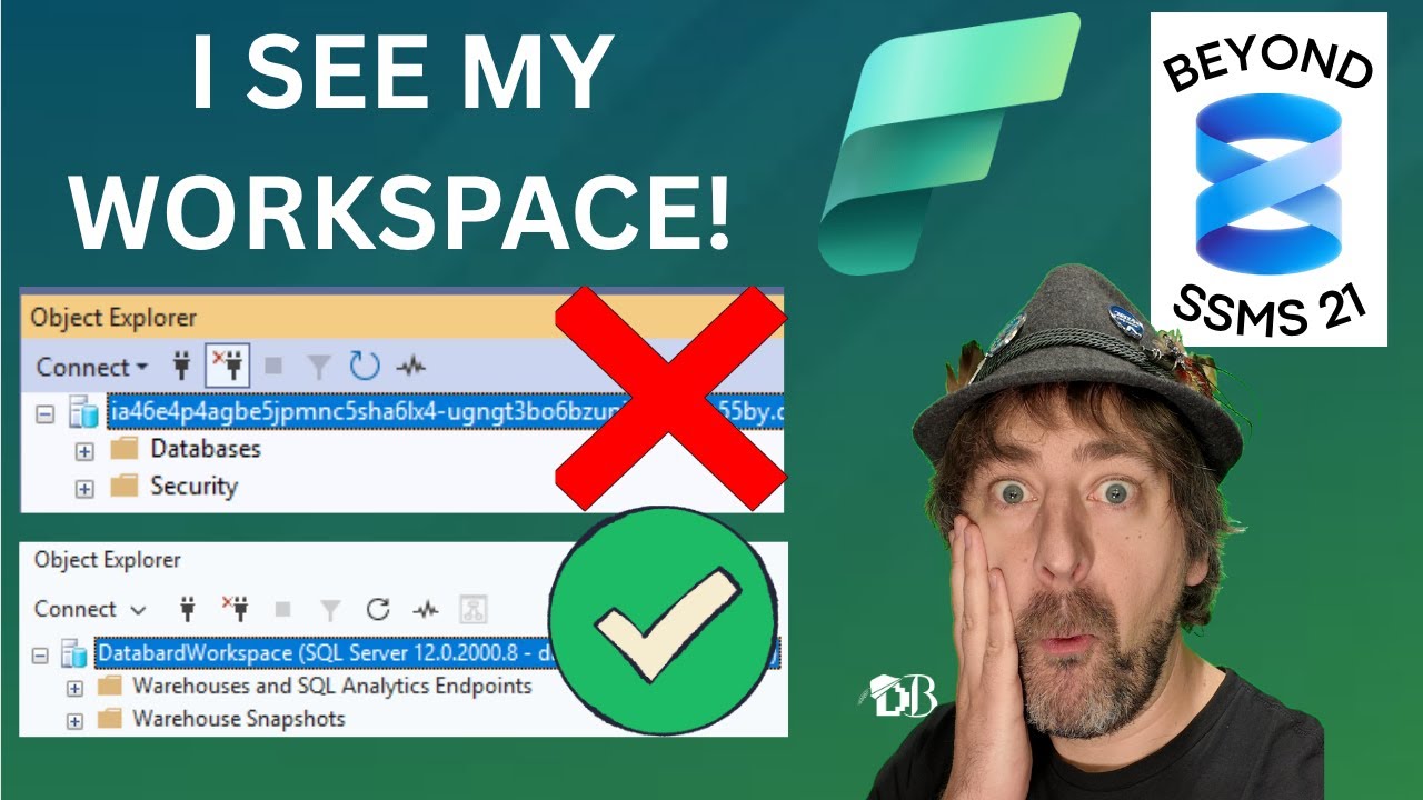BardData's tweet card. Fabric Support in SSMS 22