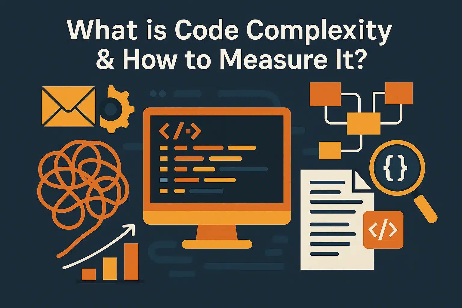 Keployio's tweet card. Understand code complexity, its causes, types, and metrics. Learn how to measure, manage, and reduce it for high-quality, maintainable software.