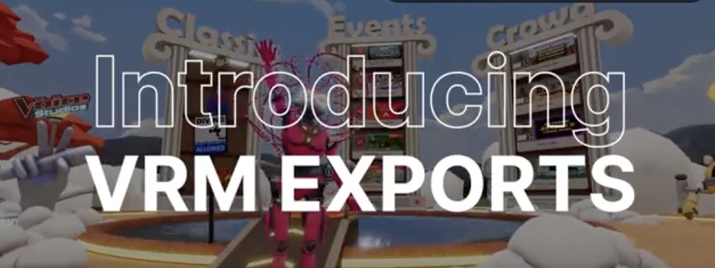 metabash_web3's tweet card. Decentraland introduces a groundbreaking update allowing users to export their identities as VRM files to other Metaverses.