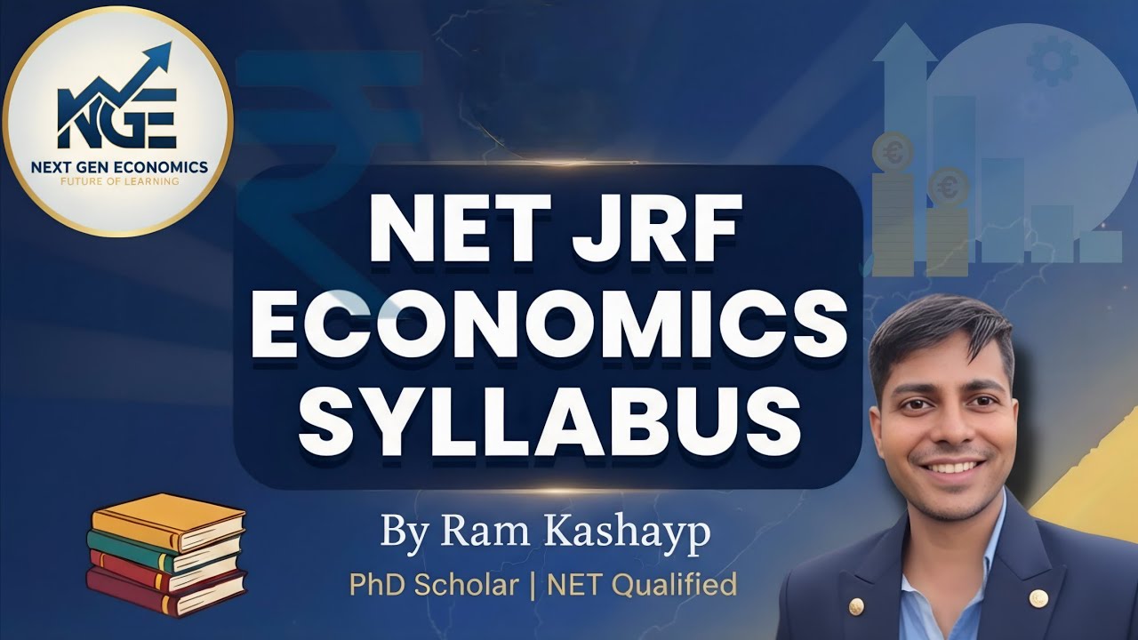 RamKashy1p's tweet card. UGC NET/JRF Economics syllabus explained #neteconomics