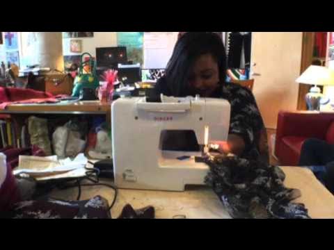 punkybabee2010's tweet card. Making one of my dresses!