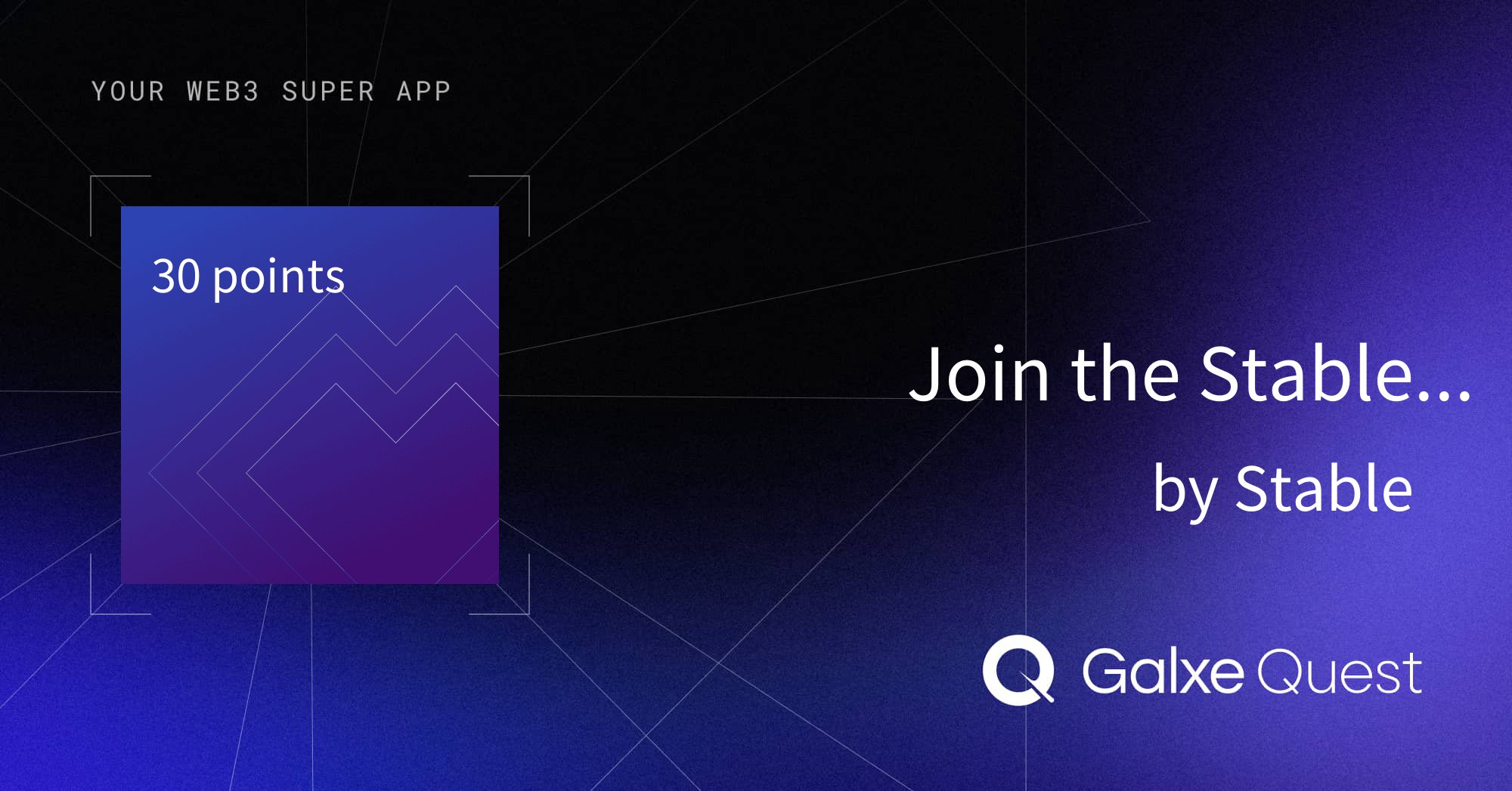 answer200511's tweet card. Join Join the Stable Community Early on Galxe. Earn loyalty points by contributing to Stable and enhance your web3 presence and reputation.