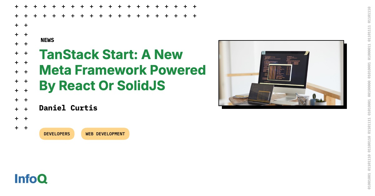 NaveenS16's tweet card. Introducing TanStack Start v1—a revolutionary full-stack framework for React and Solid applications. Built on TanStack Router and Vite, it offers type-safe APIs, streaming SSR, and universal deploy...