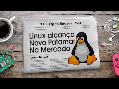 RikerLinux's tweet card. Crescimento do Linux chega a 6% do Mercado de Desktops! 😮