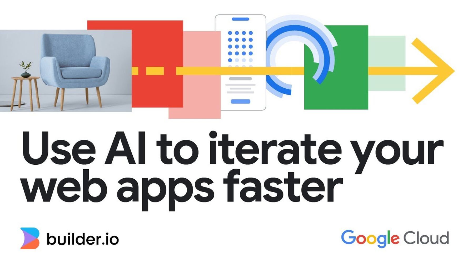 CarolEscribano's tweet card. Use AI to Iterate Your Web Apps Faster with Builder.io