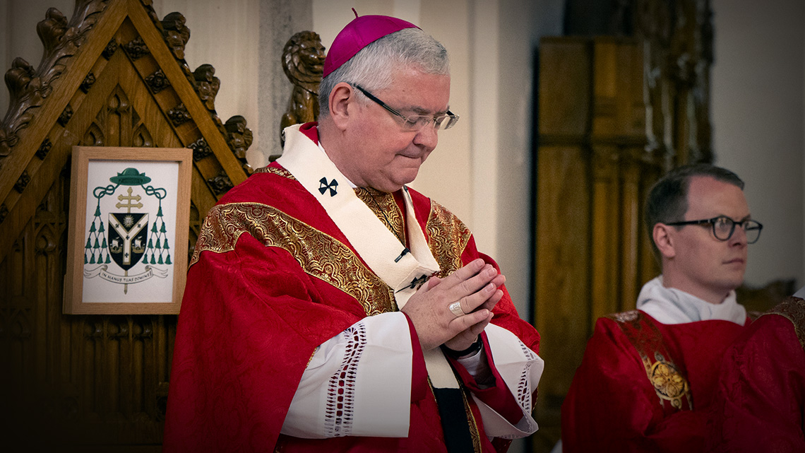 catholicEW's tweet card. Archbishop Mark O’Toole, has issued a heartfelt plea to the public to voice their opposition to a new bill on sssisted suicide.