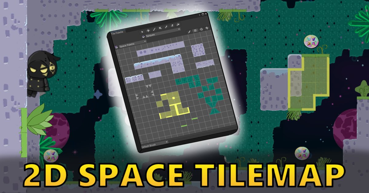 Aether2D's tweet card. Elevate your workflow with the 2D Platformer Tilemap Pack – Space Theme asset from Aether2D. Find this & more Environments on the Unity Asset Store.