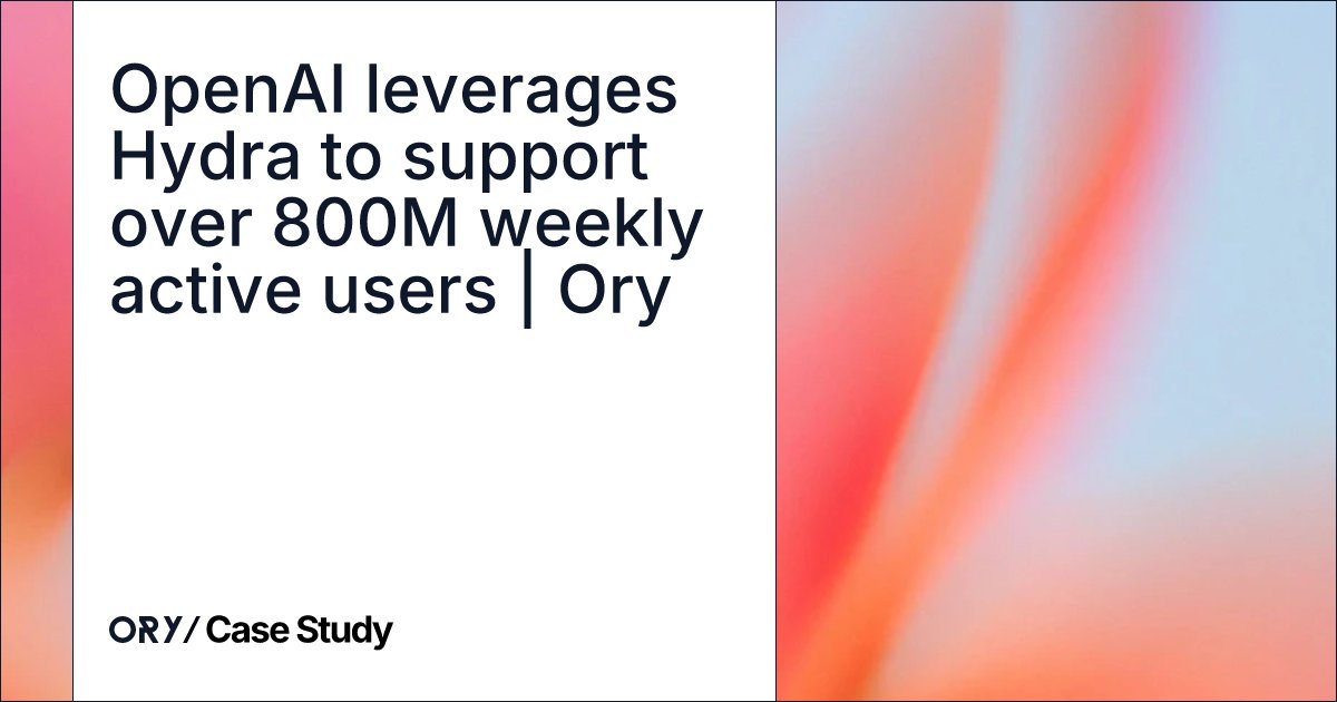 profelisbilisim's tweet card. Learn how OpenAI created secure, user-friendly CIAM for their applications with Ory.