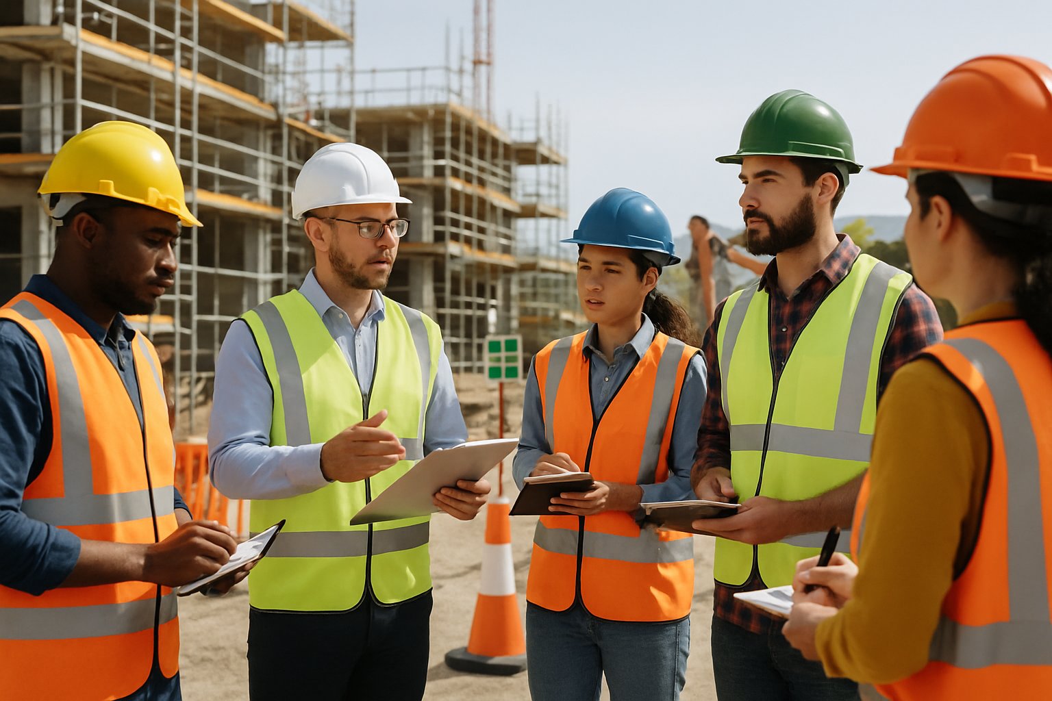 SafetyVue's tweet card. Learn the 7 essential keys to building an effective safety program for your construction crew, reducing incidents, and fostering a culture of safety and awareness.