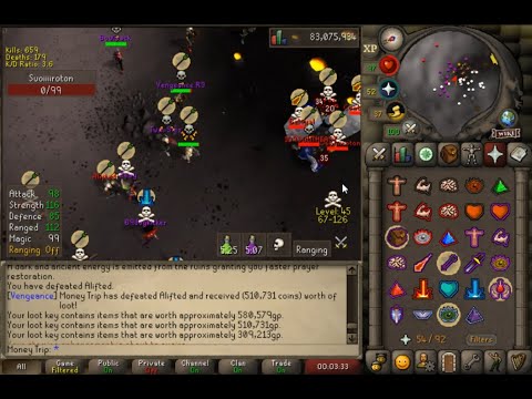 Vengeance_OSRS's tweet card. Vengeance Returns | Cluster with Paragon+Notorious