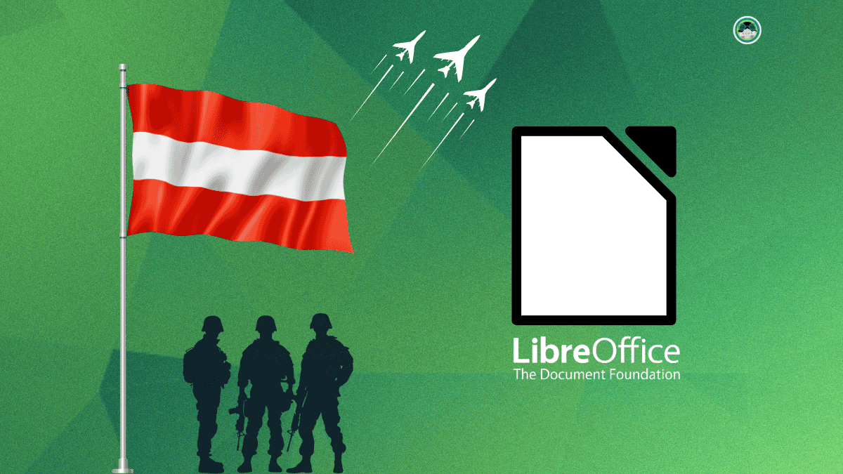 itsfoss2's tweet card. The Austrian military prioritizes independence over convenience.