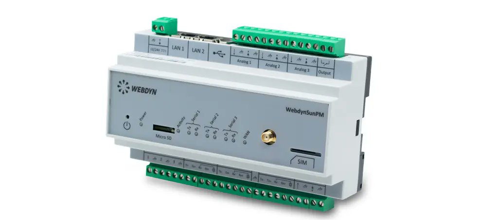 revistarobotica's tweet card. O datalogger WebdynSUNPM distribuído em Portugal pela Lusomatrix, pode gerir mais de 200 inversores ao mesmo tempo. Conheça-o aqui!