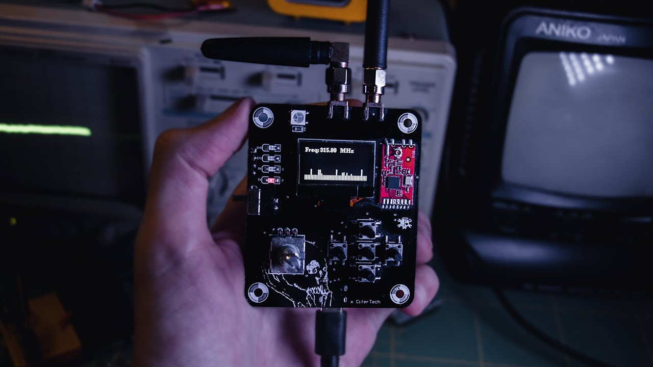 techcifer's tweet card. How to Build a SubGHz Replay Attack Device | Full Guide