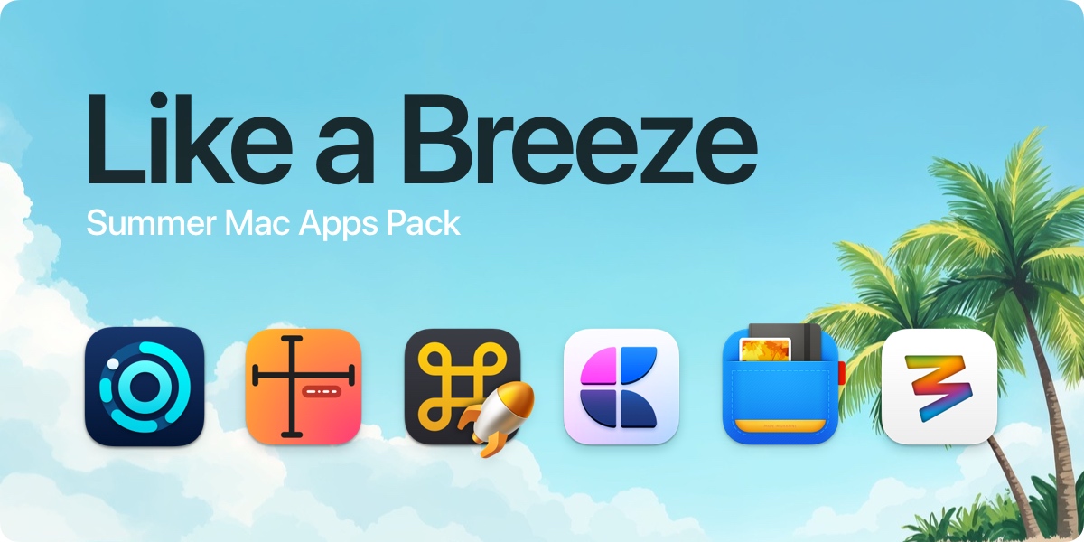 Unclutterapp's tweet card. 6 Mac gems at a special price for an effortless summer.