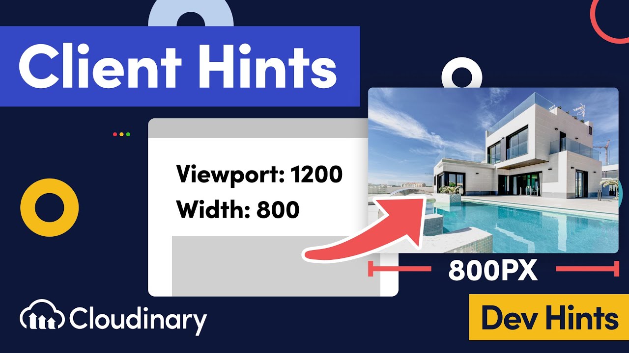 cloudinary's tweet card. Responsive Images with Client Hints - Dev Hints