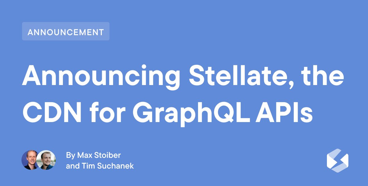 mxstbr's tweet card. Stellate is now open for everybody with edge caching, query analytics, error tracking and protection from malicious queries for your GraphQL APIs.