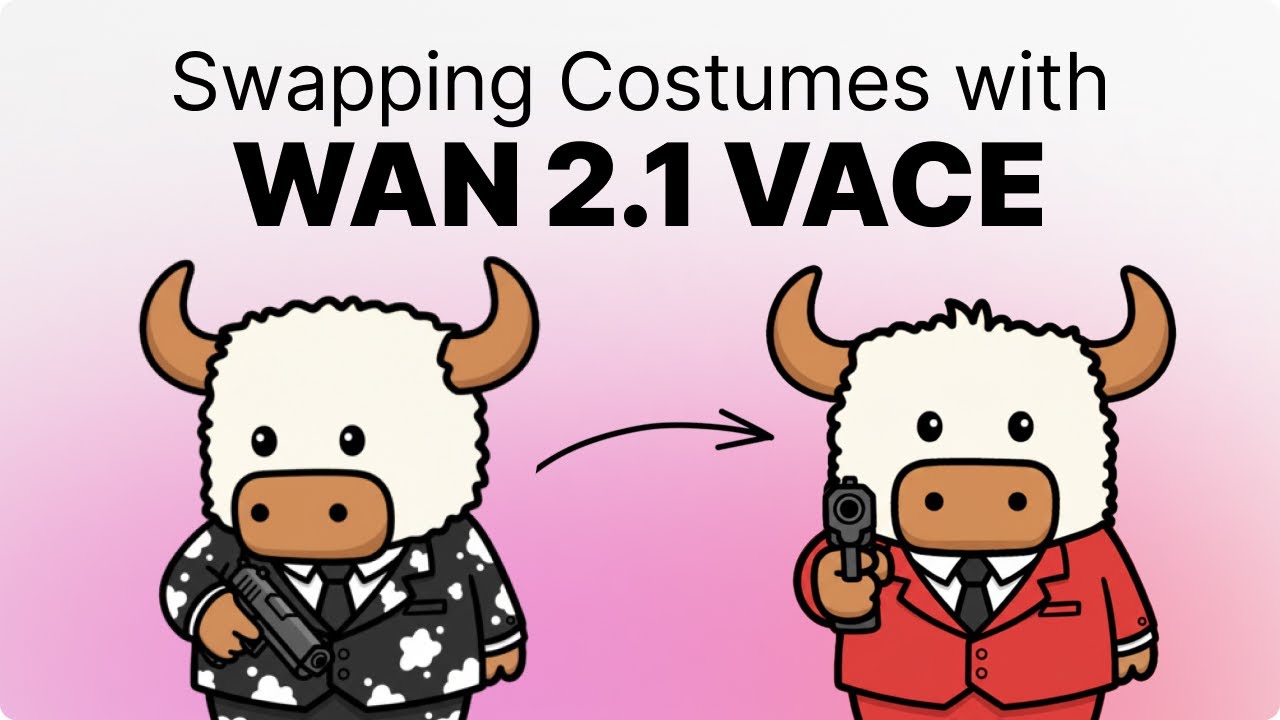 gregschoeninger's tweet card. Fine-Tuning Wan 2.1 VACE to Swap Costumes