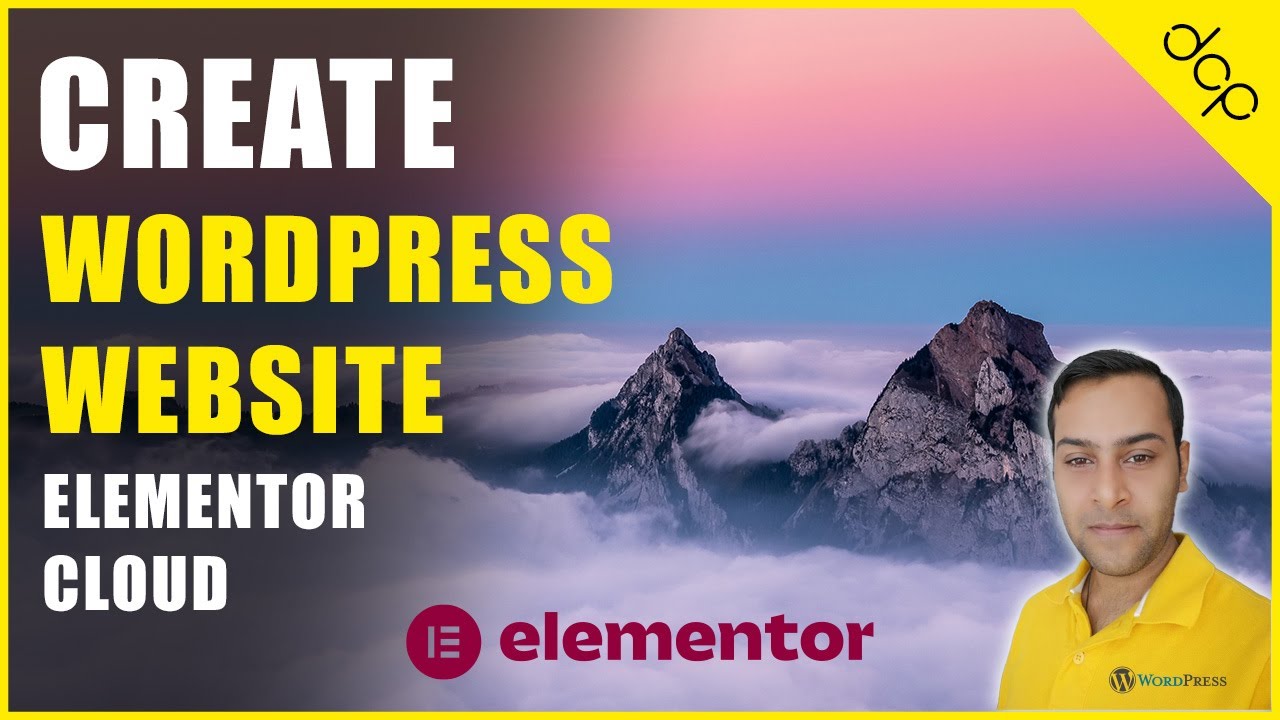 dcpwebdesigners's tweet card. Building a WordPress Website with Elementor Cloud: Step-by-Step...