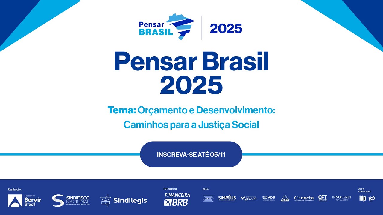 Sindilegis's tweet card. Pensar Brasil - Orçamento e Desenvolvimento: Caminhos para a Justiça...